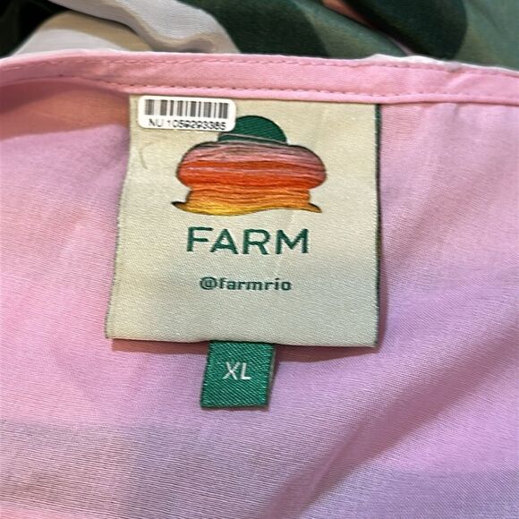 Farm Rio wave gradient Multicolor V-Neck Maxi Dress size XL - Picture 12 of 16